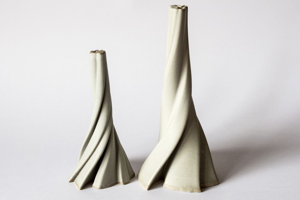 Flamenco, dolomite glazed stoneware