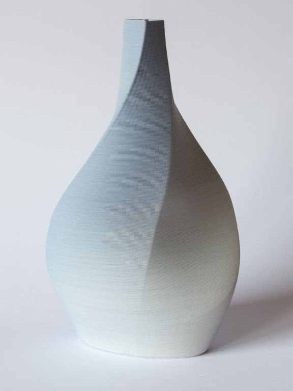 Blue/white porcelain  twisted ellipses